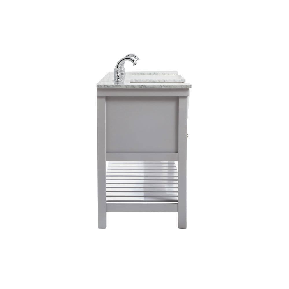 Pelaghia 72'' Double Bathroom Vanity with Marble Top