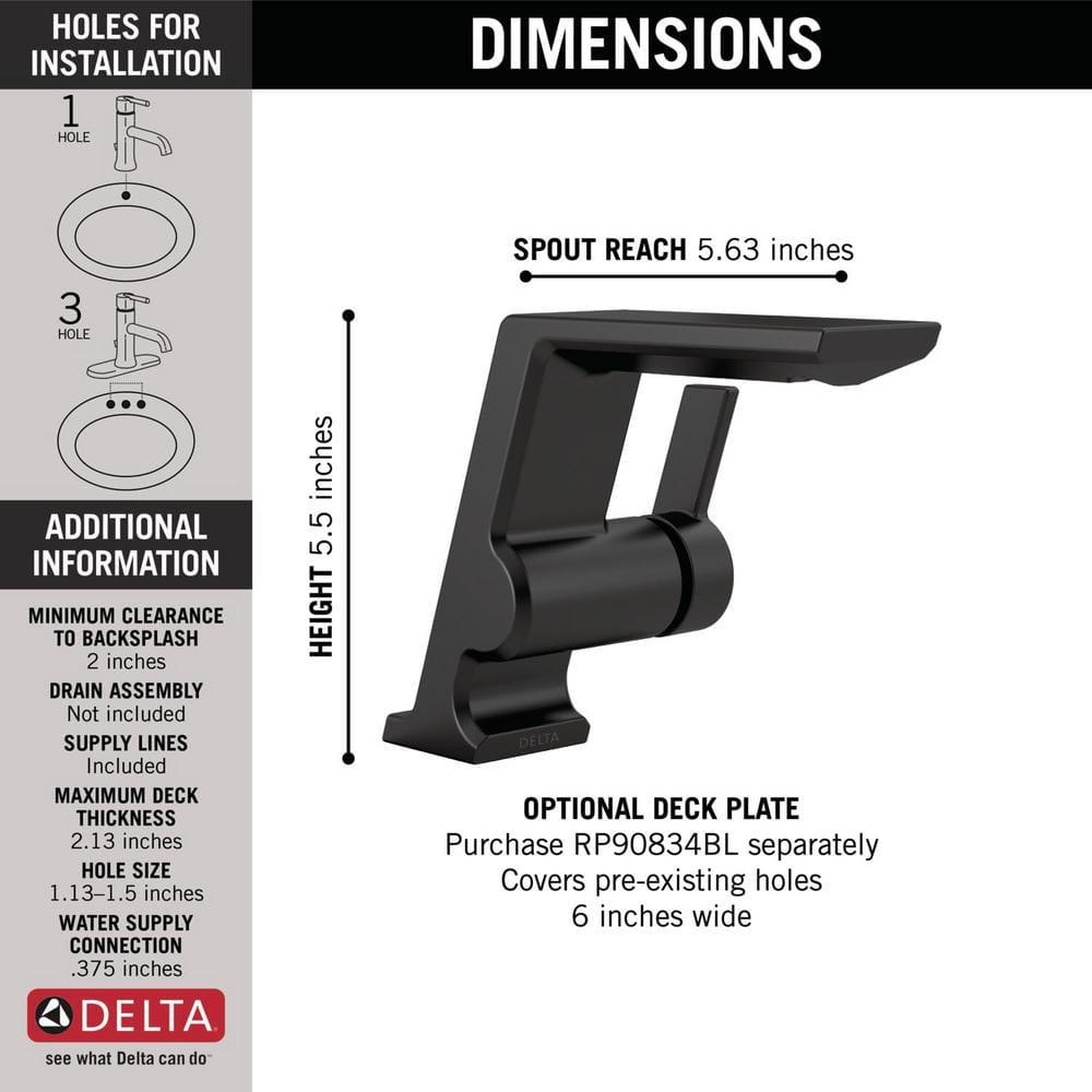 Pivotal Single Hole Bathroom Faucet