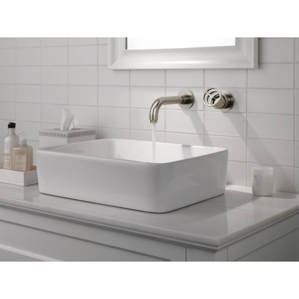 Trinsic Two Handle Wall Mount Bathroom Faucet Trim