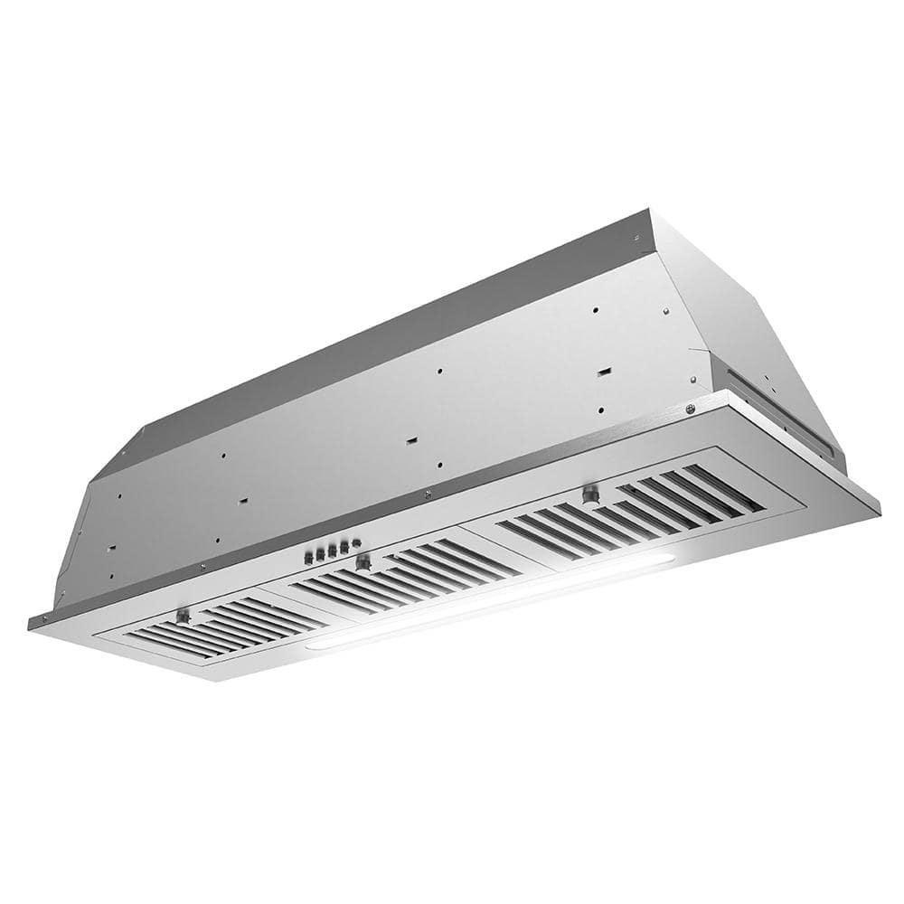 Streamline Torricelli 36" 350 Cubic Feet Per Minute Ductless Insert Range Hood with Baffle Filter and Light Included