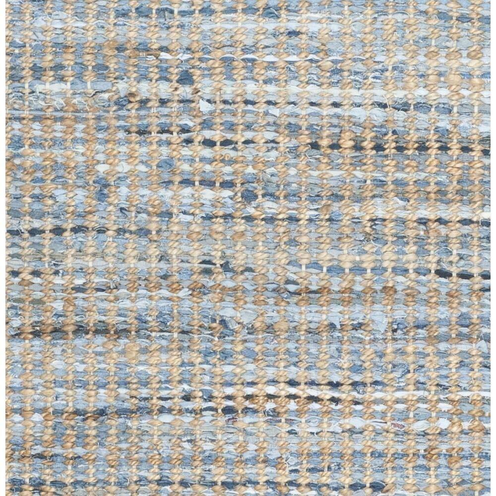 SAFAVIEH Cape Cod Beuregard Geometric Area Rug, Natural/Blue, 9' x 12'