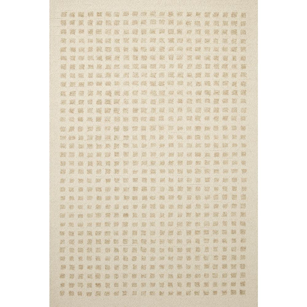 Chris Loves Julia x Loloi Polly Handmade Ivory/Natural Rug