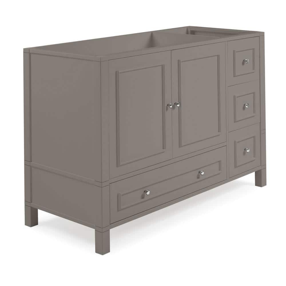 Alaterre Williamsburg 48 Inch Bathroom Vanity, Freestanding Cabinet Without Sink, Large Wood Vanity with Soft-Close Doors