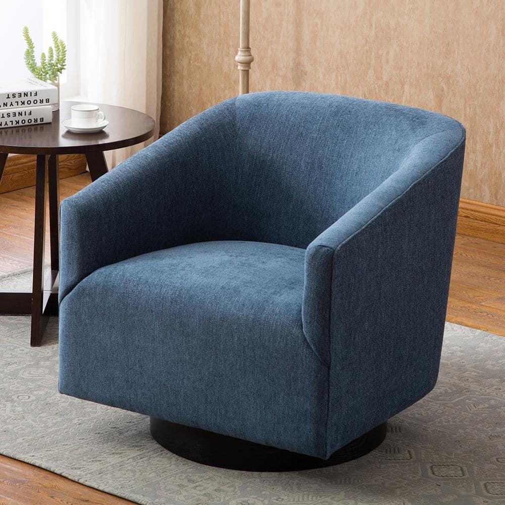 Donovan Upholstered Swivel Barrel Chair