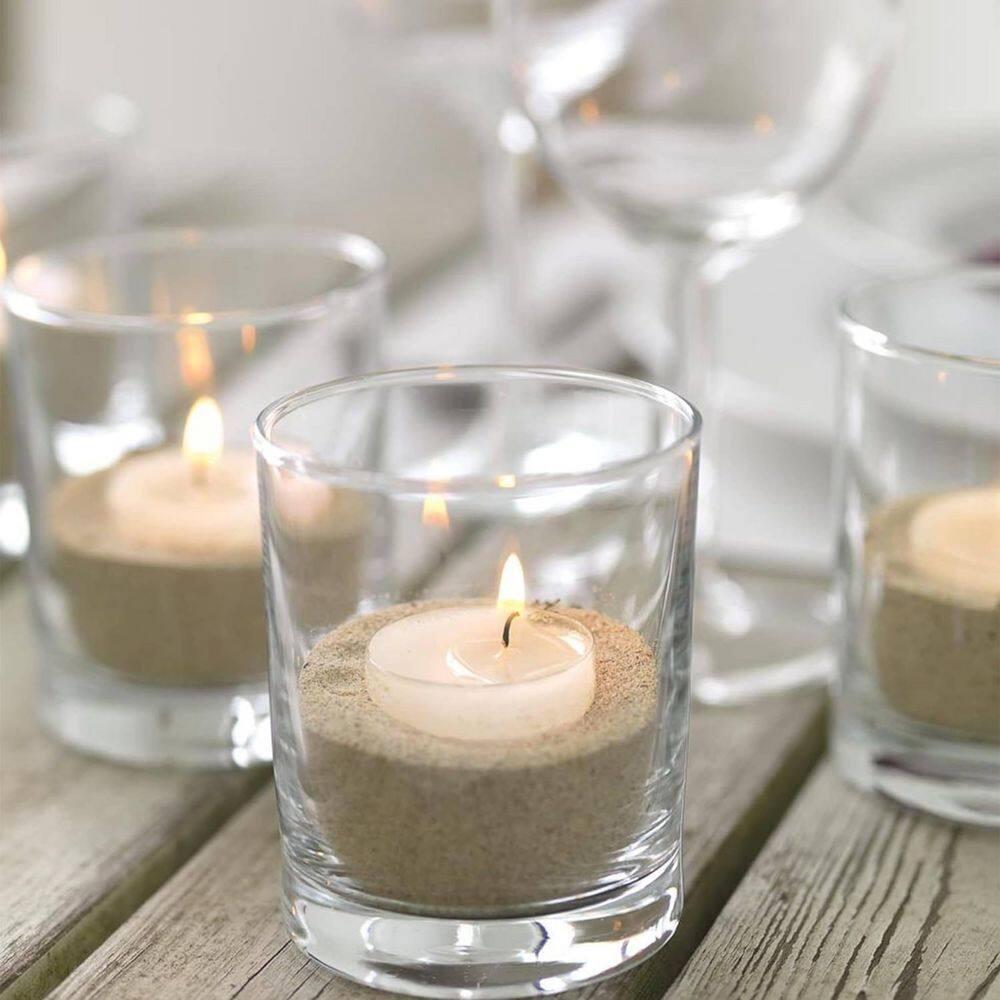 Aspen Creative#25706-6,Votive Candle Holder,Wedding Parties,Holiday&Home Decor,4-1/4"D x 4-5/8"H,Set of 6