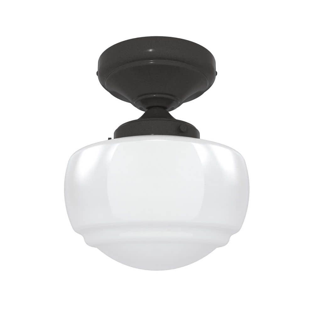 Hunter Saddle Creek 1 Light Mini Flush Mount Ceiling Light Fixture