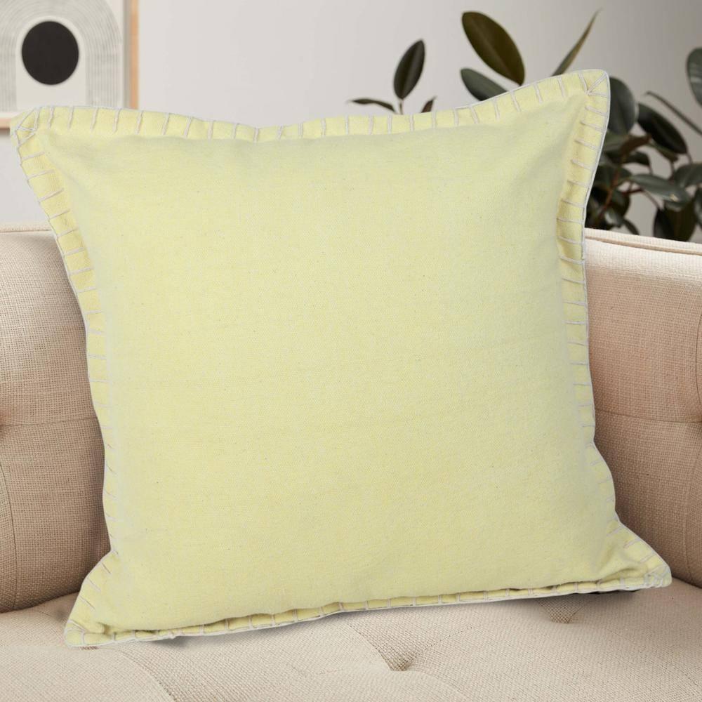 Ebern Designs Contemporary Solid Stonewashed Handmade Cotton Throw Pillow Set