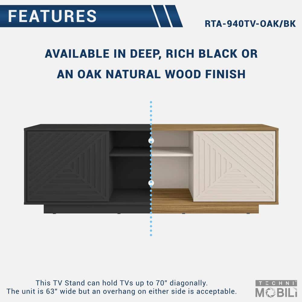 Hokku Designs Techni Mobili Modern TV Stand For Tvs Up To 70"