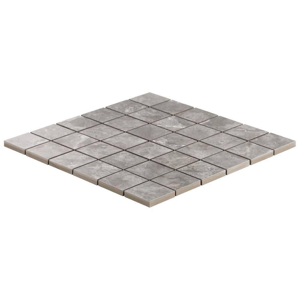 Nova 11.81 In. X 11.81 In. Matte Porcelain Mosaic Floor And Wall Tile (0.96 Sq. Ft. / Each)