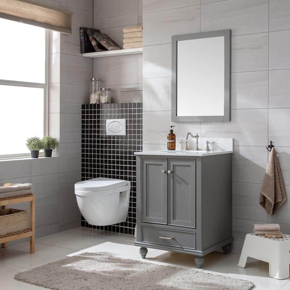 Melissa 30" Single Vanity - Grain White