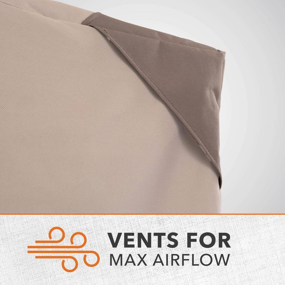 Modern Leisure Modern Leisure Monterey Patio Swivel Lounge Chair Cover, 2-Pack, 37.5"L x 39.25"W x 38.5"H, Beige (Set of 2)