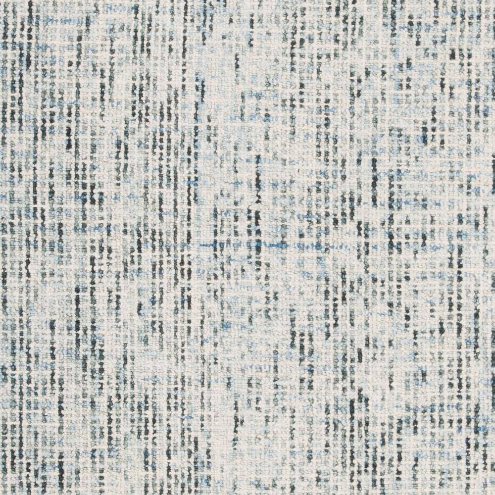 Abstract ABT468 Handmade Indoor Area Rug - Blue/Charcoal - 6'x6' - Safavieh