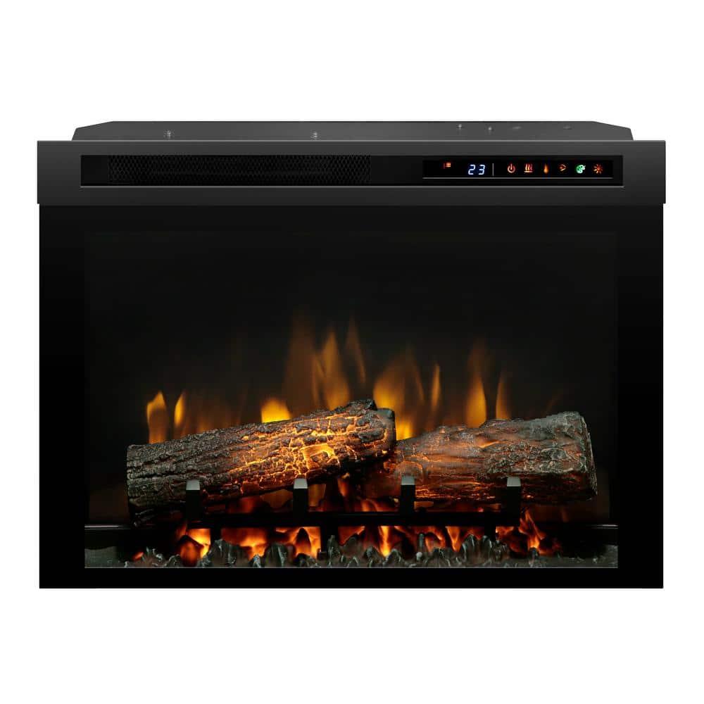 Dimplex Nova Multi-Fire XHD Plug-In Electric Fireplace Insert with Realistic Logs - 1000 SQ FT, Ceramic Heater