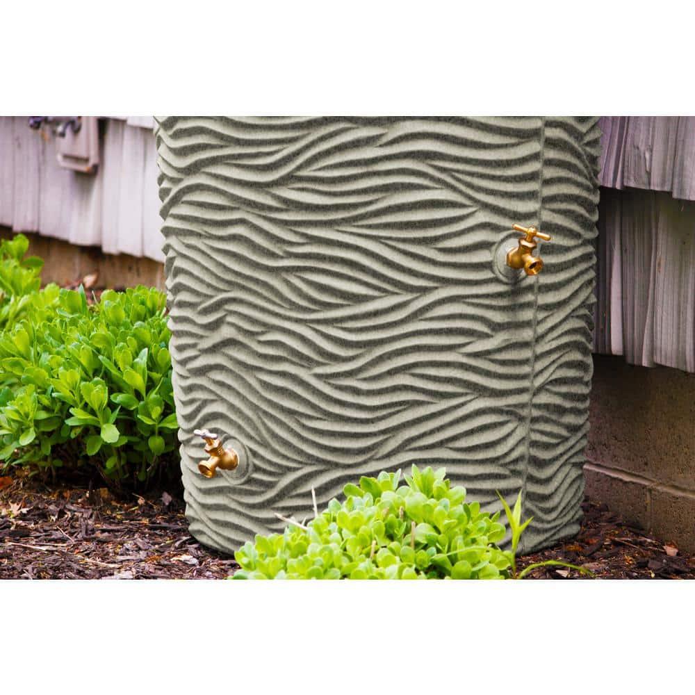 Loon Peak® Loon Peak® 65 Gallons Plastic Drainable Planter Rain Barrel