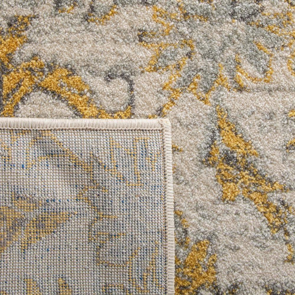Evoke EVK238 Power Loomed Area Rug - Ivory/Gold - 6'7"x9' - Safavieh.