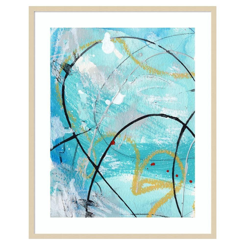 Amanti Art 33"x41" Whirlwind I by Laura Gibson Wood Framed Wall Art Print