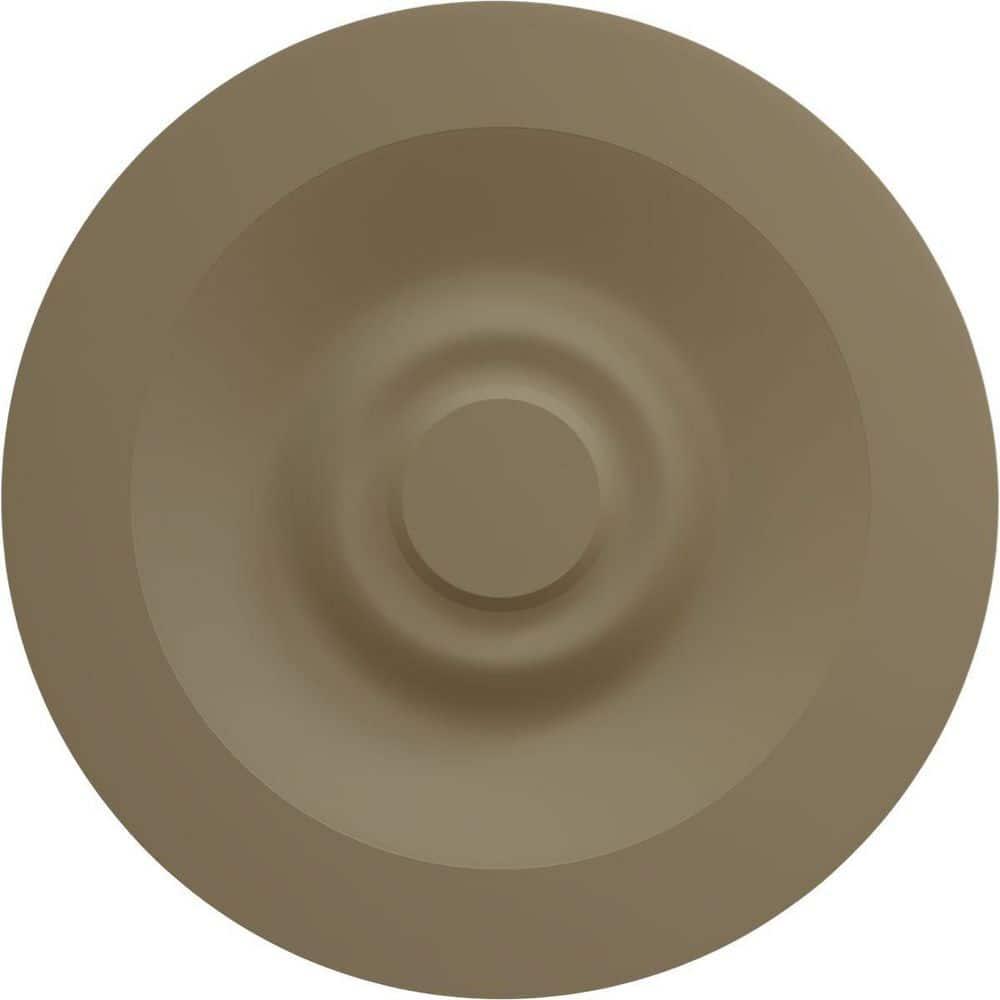 Ekena Millwork Endurathane Robin Ceiling Medallion, 22 1/4"OD x 4 3/4"ID x 1 1/4"P (Fits Canopies up to 6 1/4"), Hand-Painted Pharaohs Gold Finish CM22BOBMF