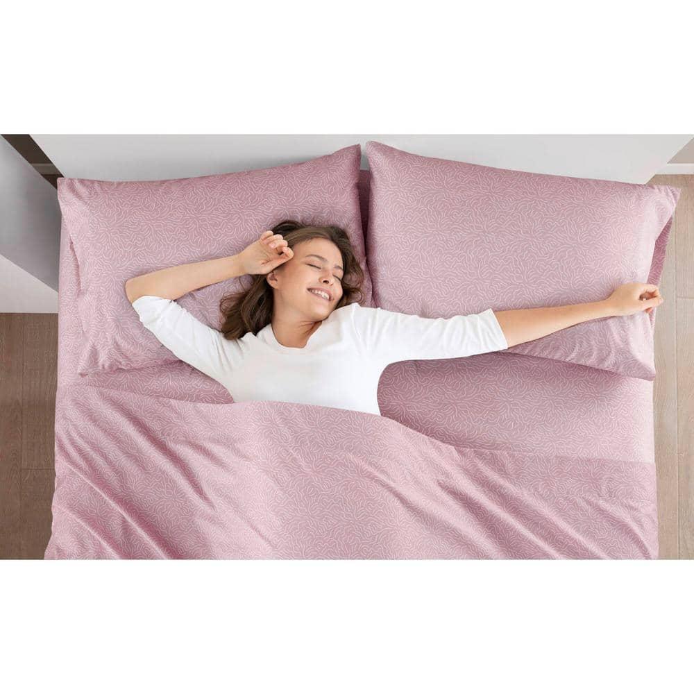 Madison Park Essentials 100% Cotton 200TC Printed Sheet Set