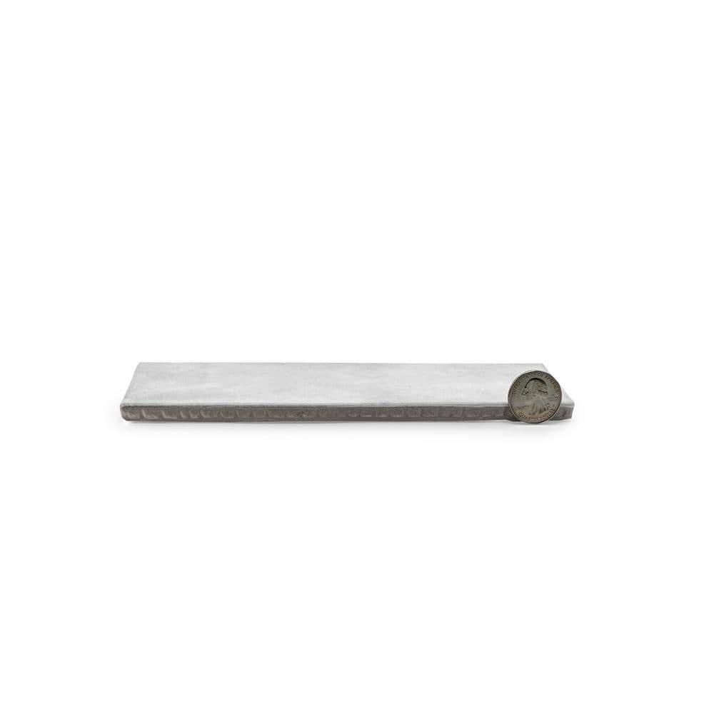 Bedrosians Cloe Gloss Ceramic Tile 2.5" x 8", Grey (76-Pack, 10.64 SF)
