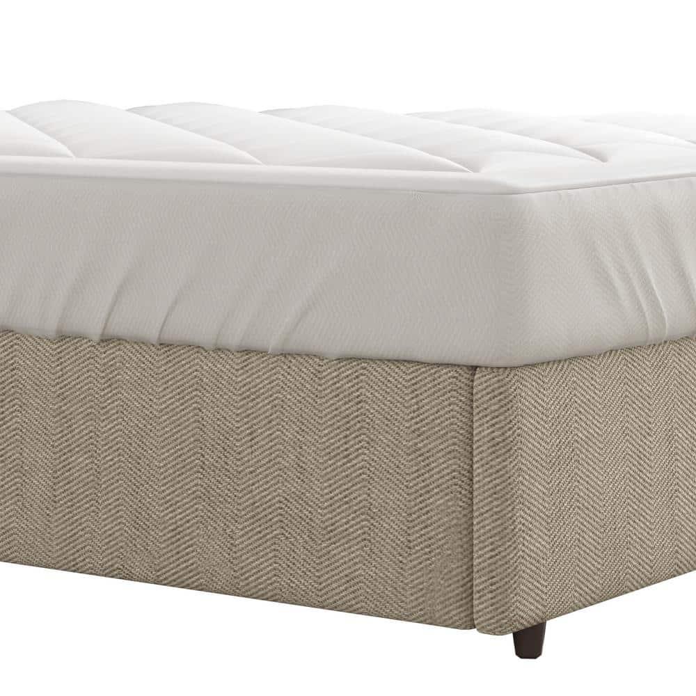 Sleep Philosophy Full Amity Waterproof Sofa Bed Mattress Pad: Microfiber Protector, Quilted, Water-Resistant