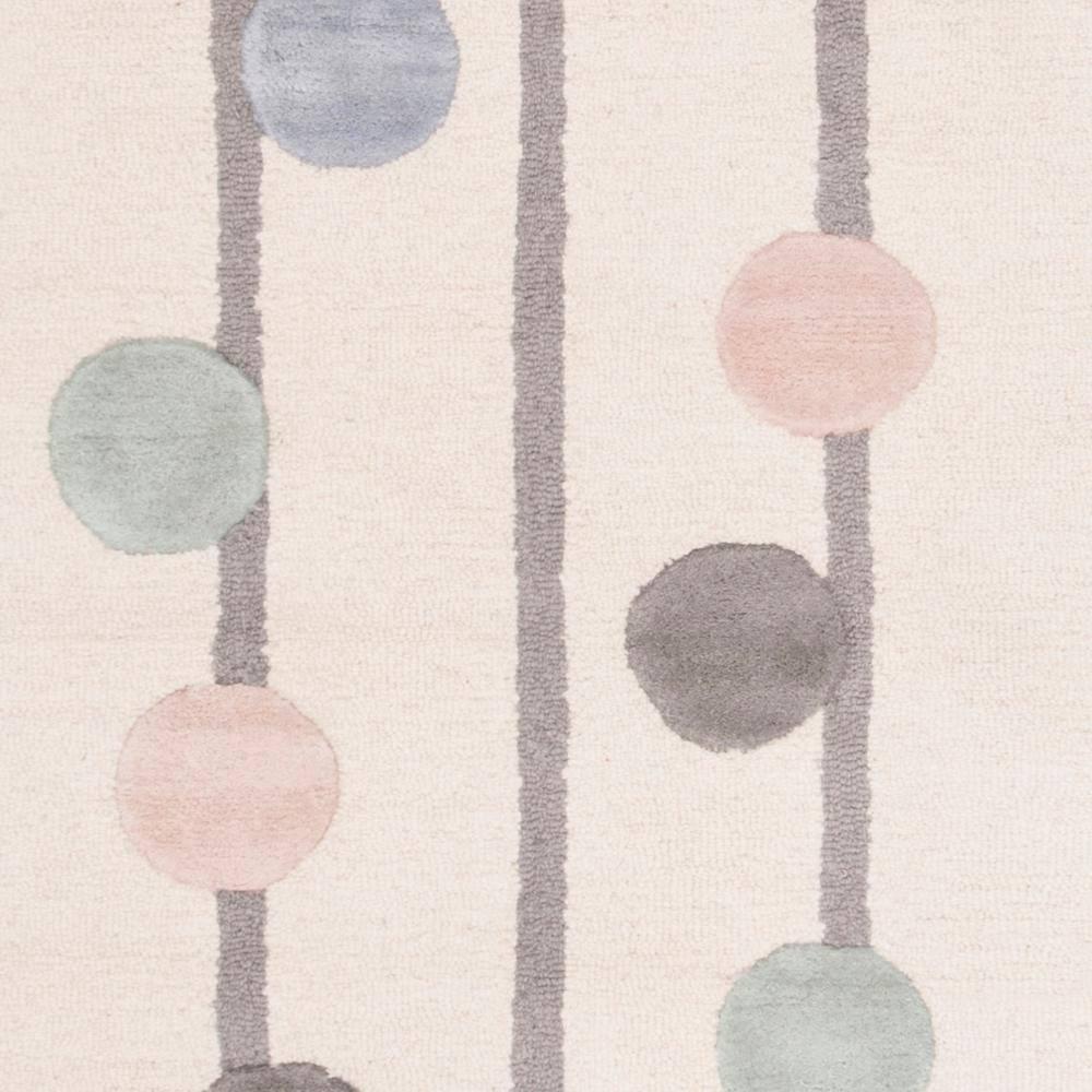 SAFAVIEH Kids Confetti Wool Area Rug, Ivory/Multi, 5' x 7'