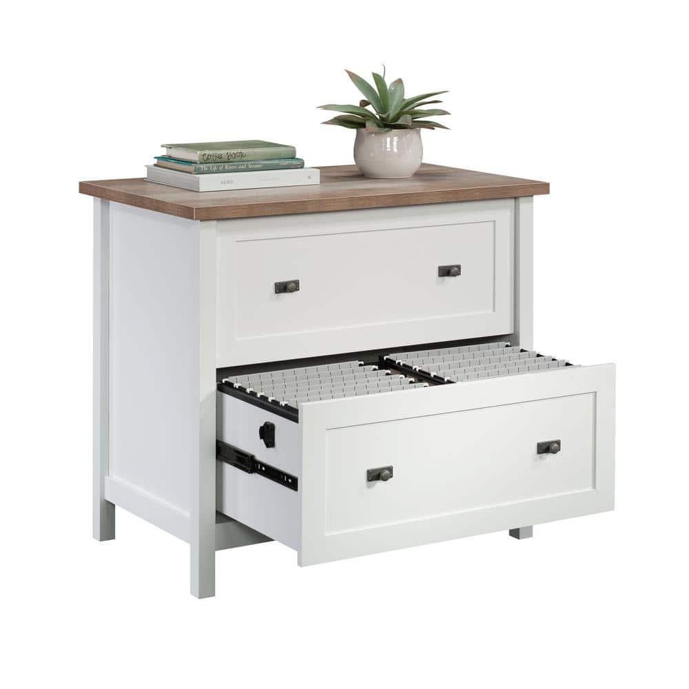 Sauder Cottage Road 2 Drawer Lateral File Cabinet White