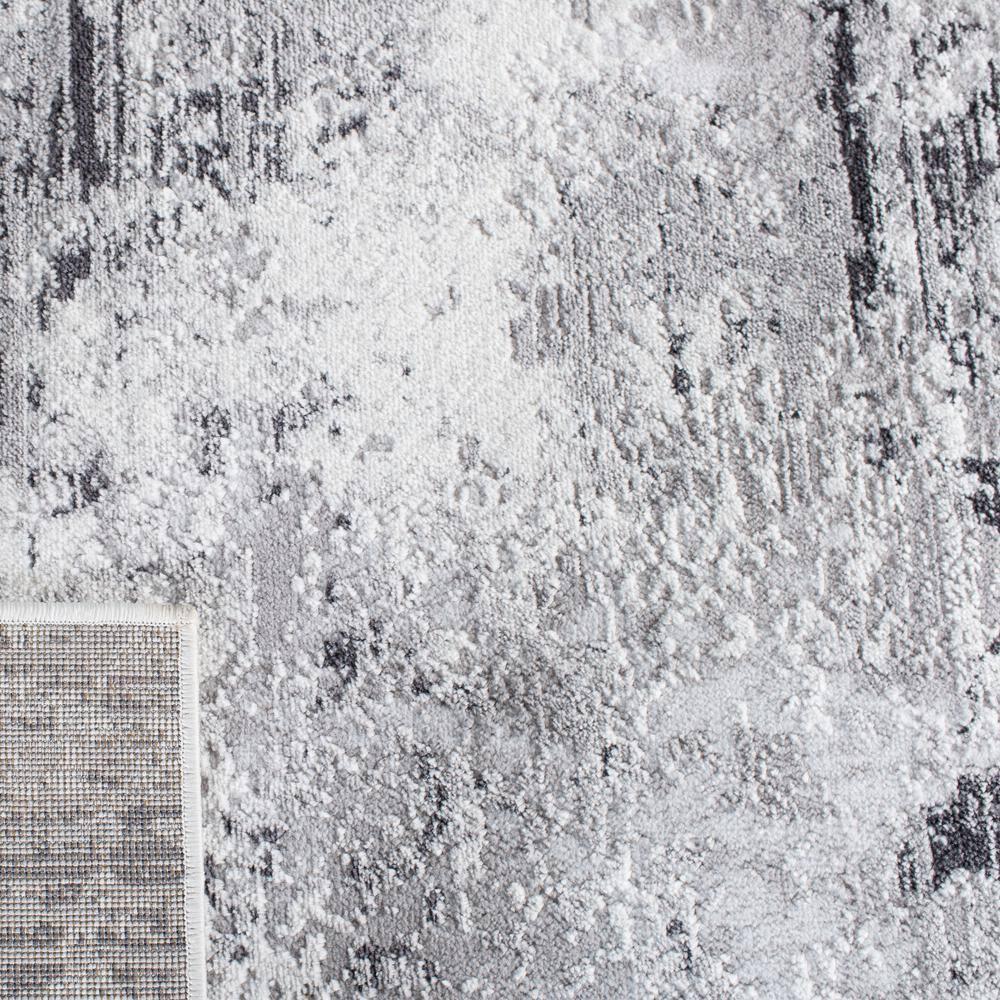 SAFAVIEH Amelia Alastar Abstract Area Rug, Grey/Ivory, 5'3" x 5'3" Square