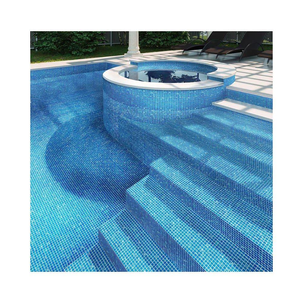 Celestial 0.8" x 0.8" Glass Grid Mosaic Wall & Floor Tile