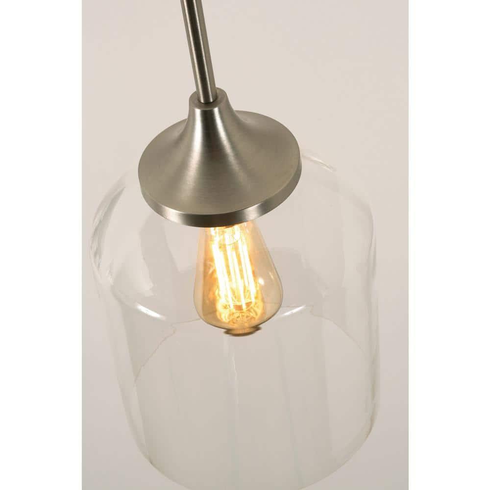 AFX  William 4 Light Linear Pendant - Medium Base 120V Satin Nickel