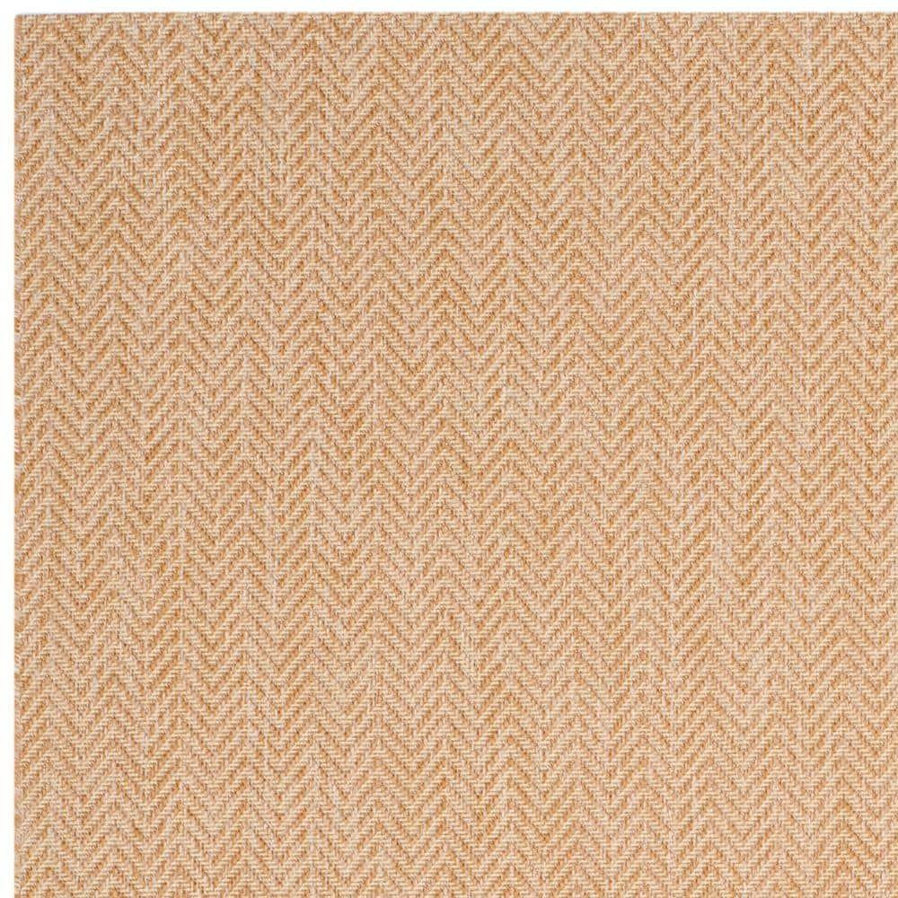 Courtyard CY8022 Power Loomed Indoor and Outdoor Area Rug - Natural/Cream - 6'7"x6'7" - Safavieh