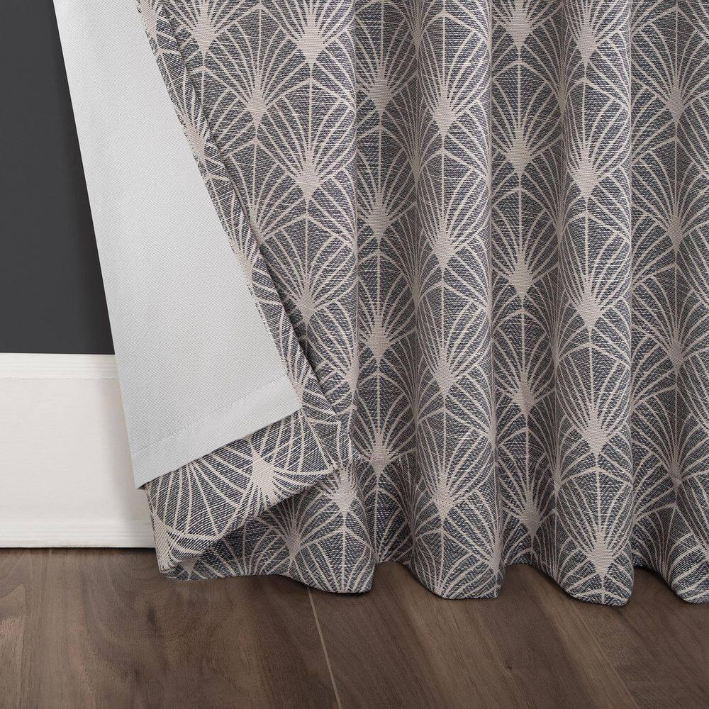 Scott Living Montauk Art Deco 100% Blackout Back Tab Curtain Panel & Reviews | Wayfair