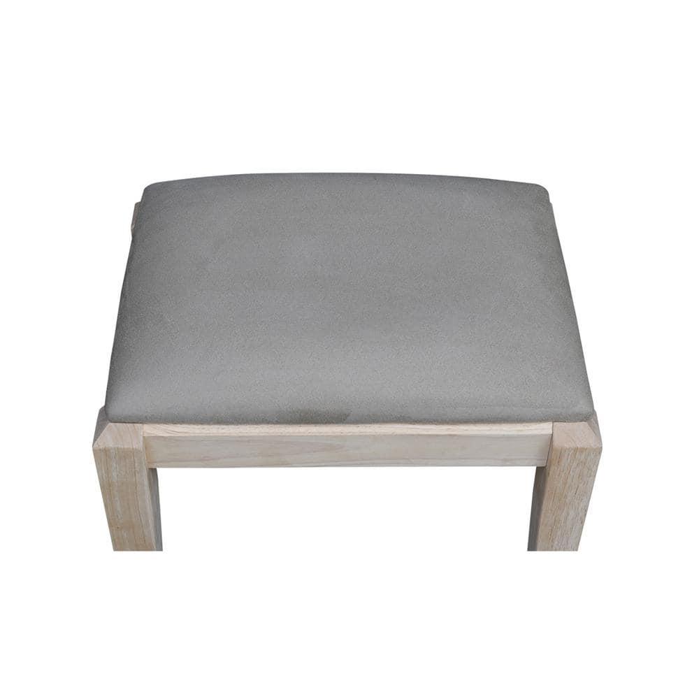 Vanity Bench Unfinished - International Concepts