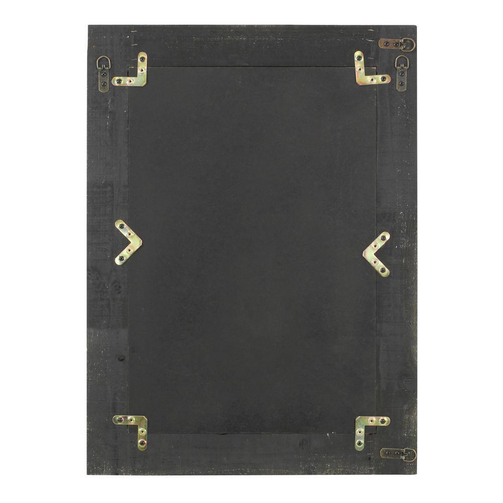 Serenad Farmhouse Wall Mirror White 30" x 22" by Aspire