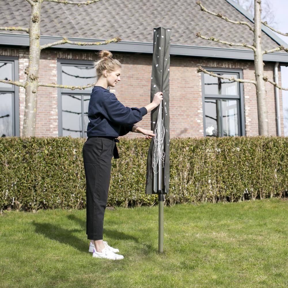 Speckle Black Weather Resistant Outdoor Clothesline Cover
