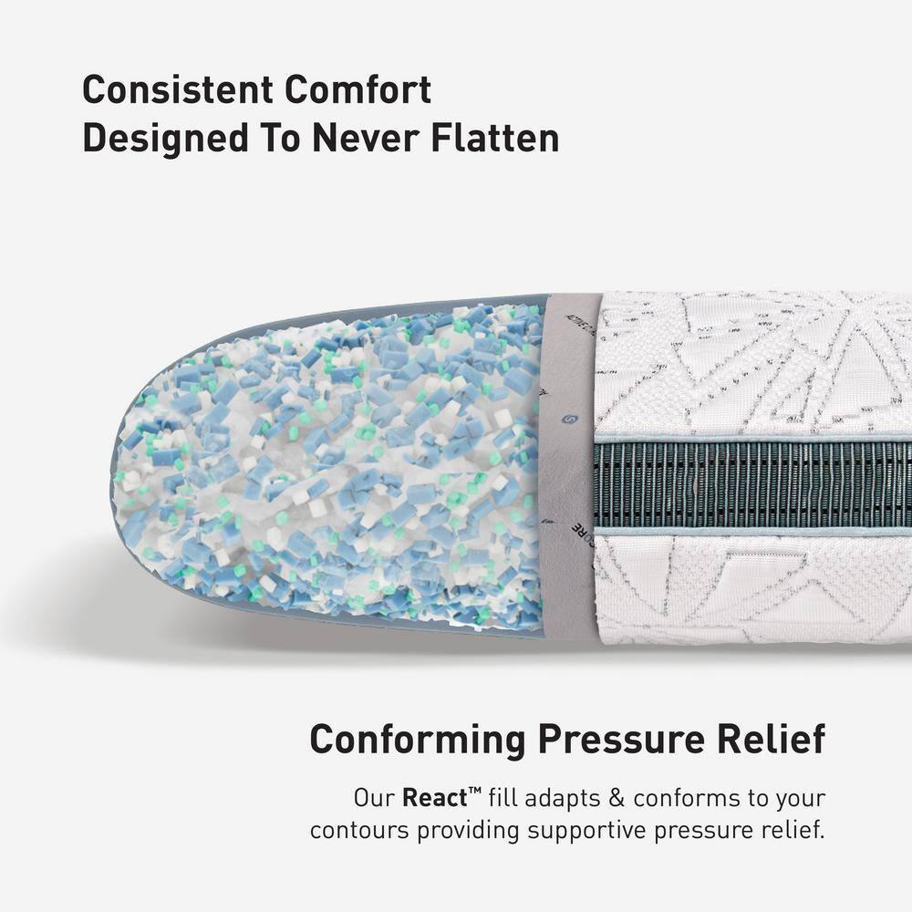 Medium Firm Black Memory Foam Travel Pillow with Cooling Cover