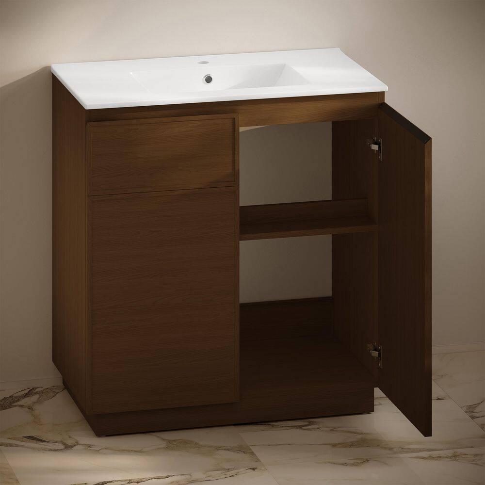 Swiss Madison St. Tropez 36" Freestanding Bathroom Vanity With Sink Top