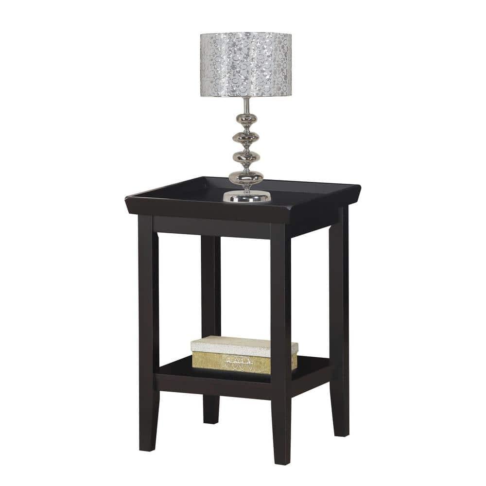 Convenience Concepts Ledgewood End Table, Black