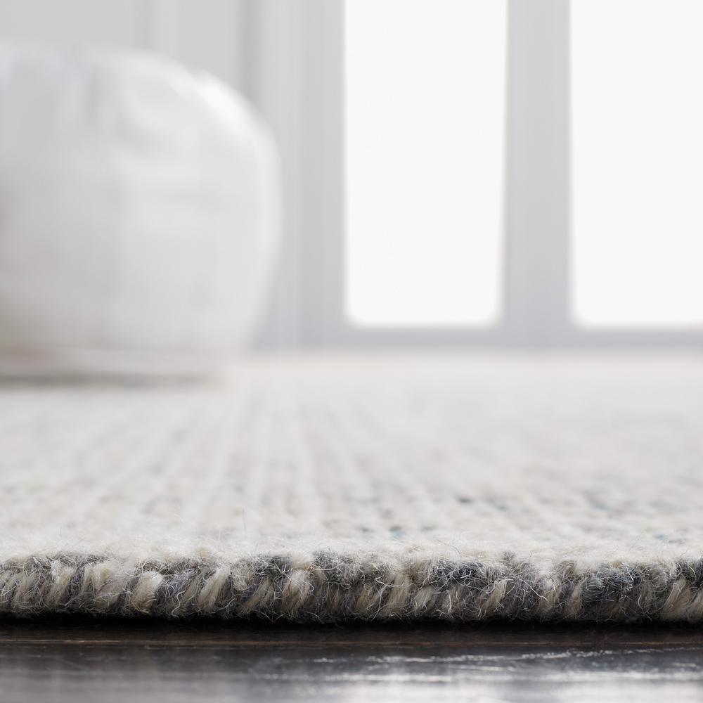 Abstract ABT468 Handmade Indoor Area Rug - Gray/Ivory - 10'x14' - Safavieh