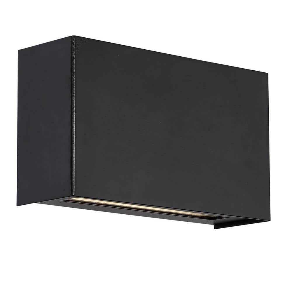 Black Aluminum Dimmable Direct Wired Electric Sconce