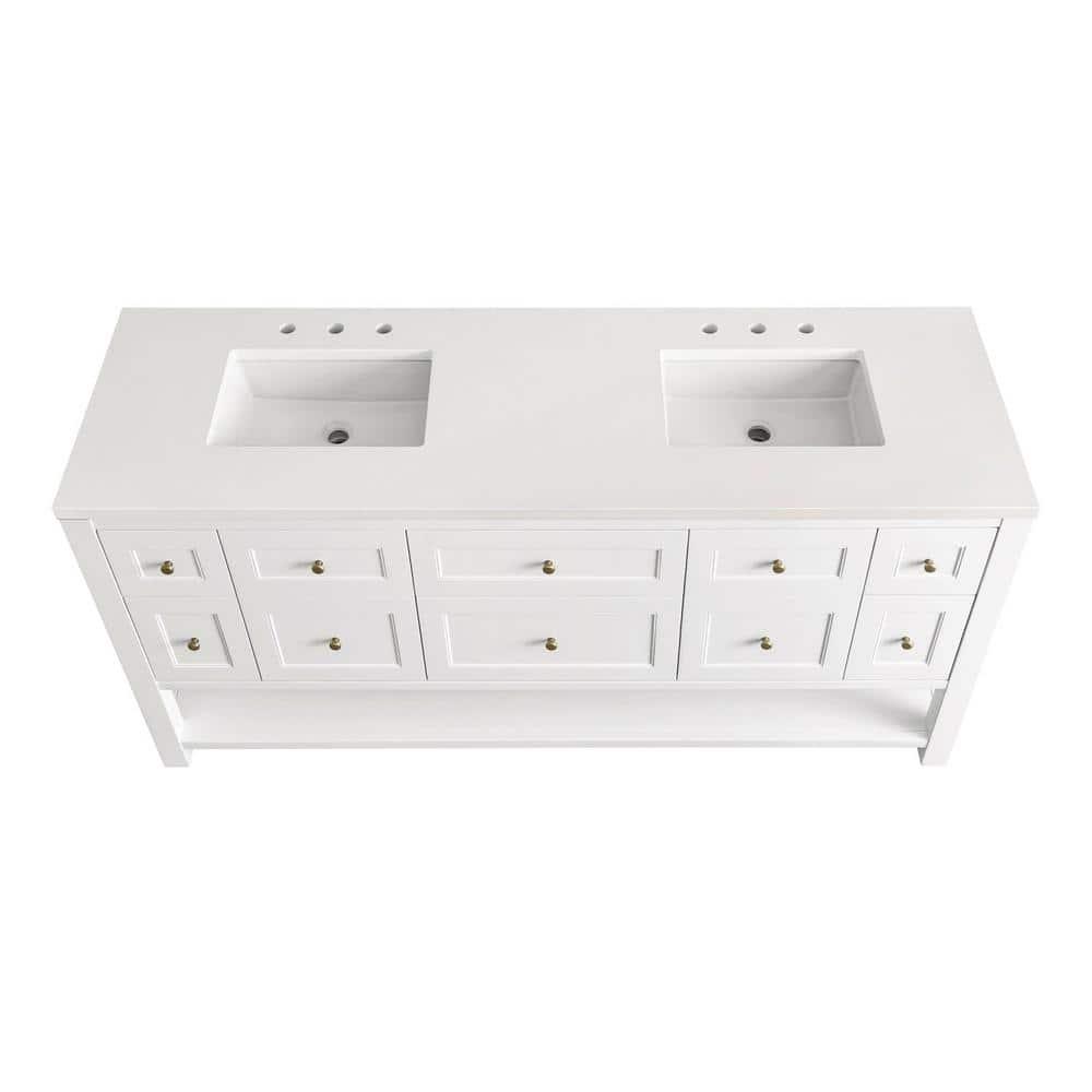 Breckenridge 72" Double Bathroom Vanity Set
