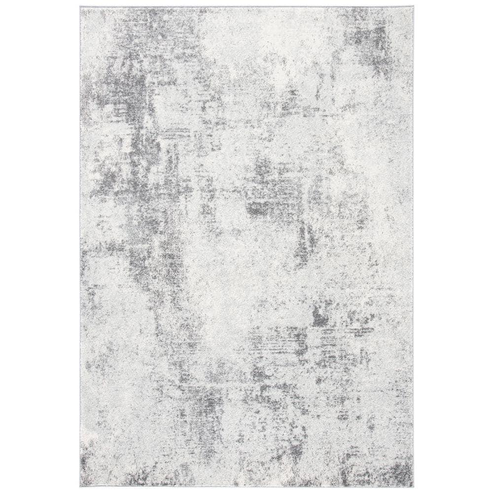 Tulum TUL209 Power Loomed Indoor Area Rug - Ivory/Grey - 9'x12' - Safavieh