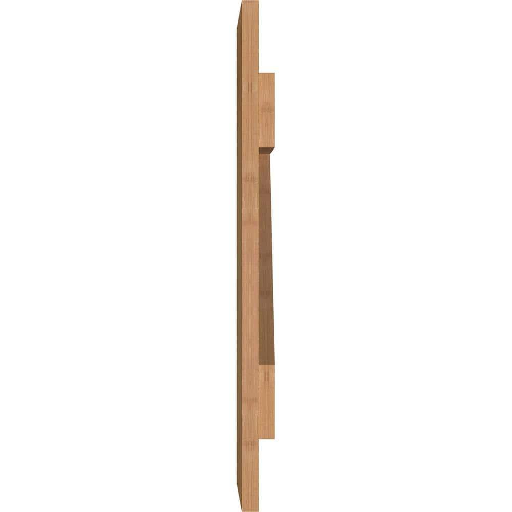 Ekena Millwork TimberCraft 5 3/8" Boards Joined Board-n-Batten Shutters w/Z-Bar, Western Red Cedar (Per Pair) (Set of 2)
