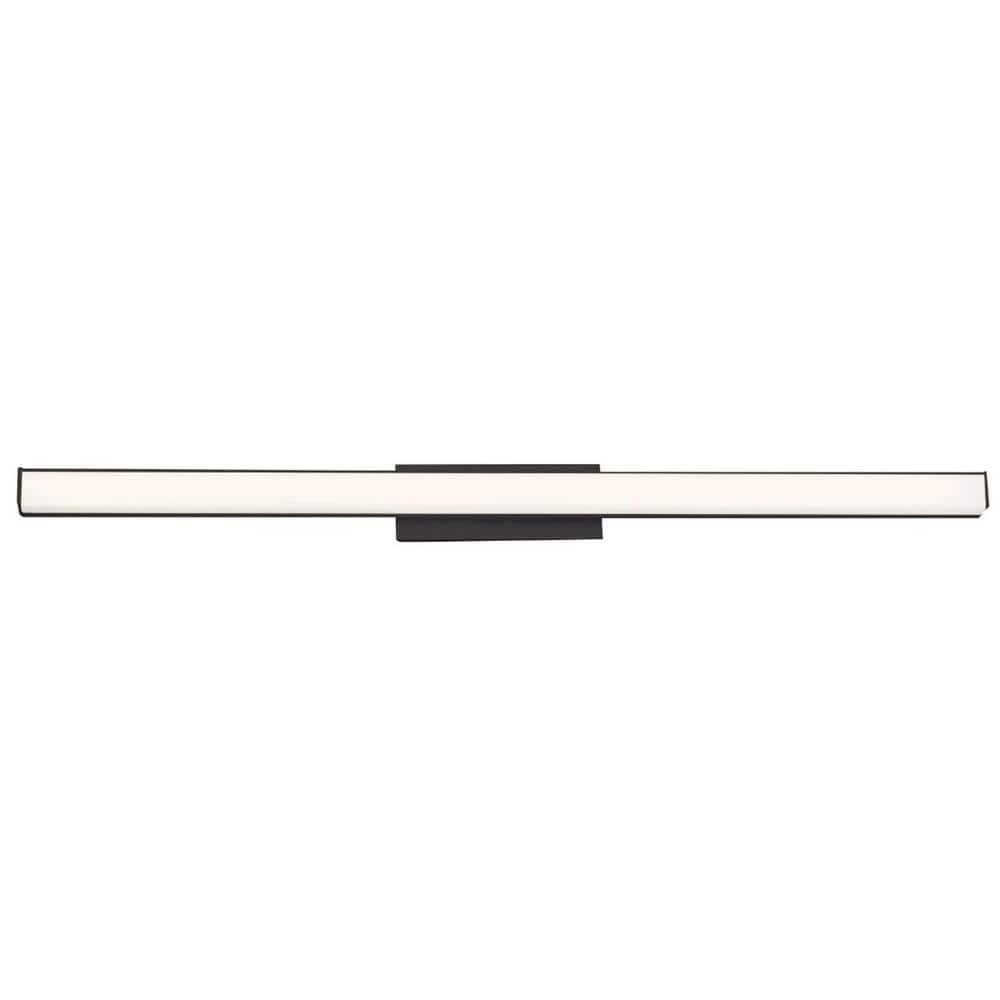 Brink 36" Slim Black LED Bathroom Vanity Light Bar