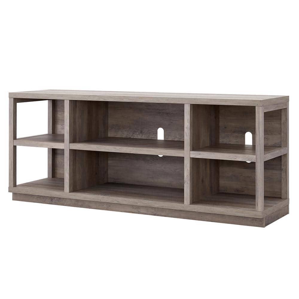 Henn&Hart 58" Gray Oak TV Stand