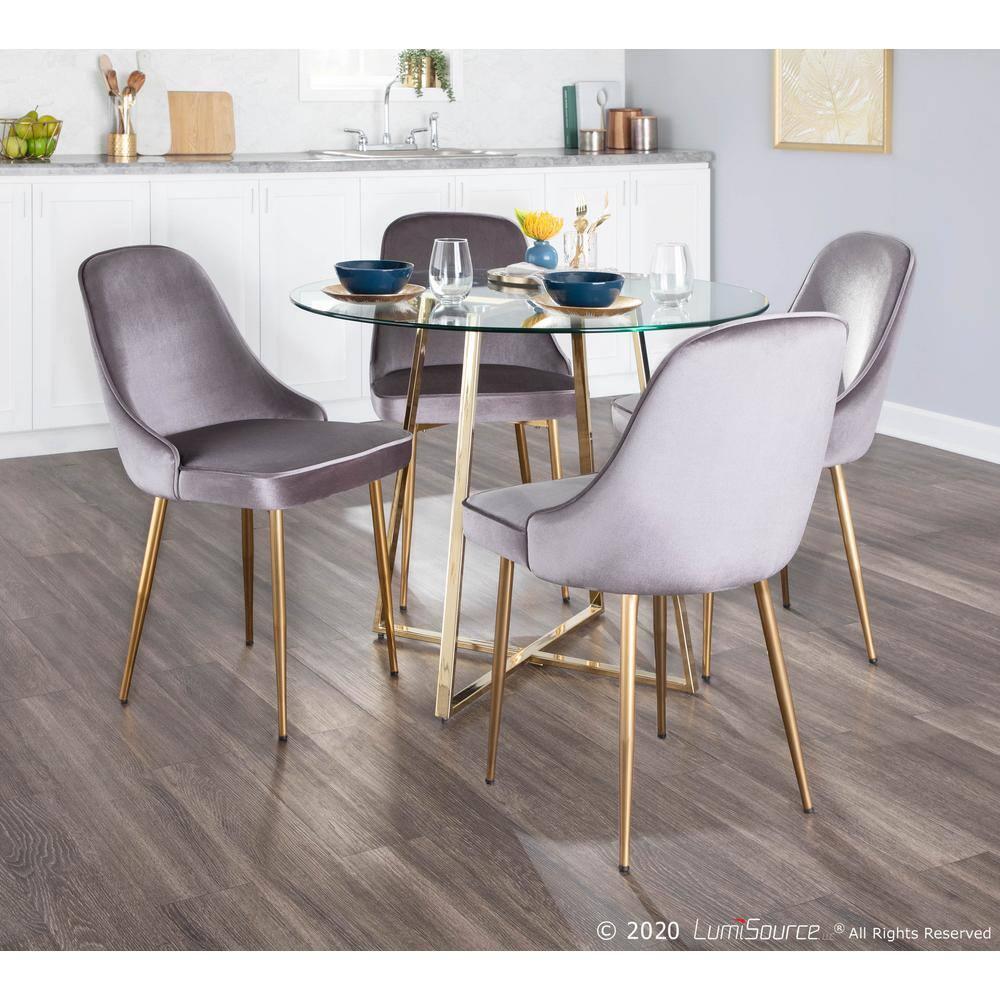 Stanca 20'' H Velvet Upholstered Side Chair