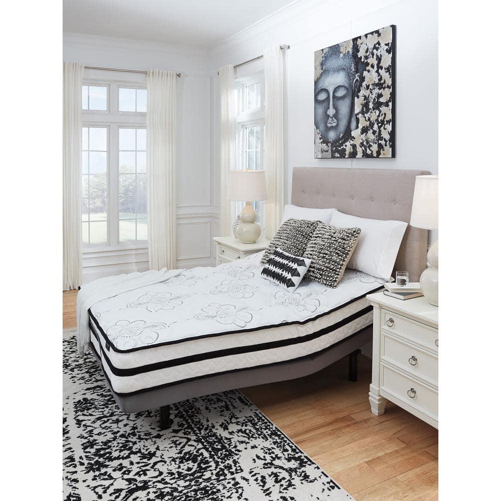 Signature Design By Ashley Chime 10 Inch Hybrid Twin Mattress In A Box White & Reviews | Wayfair