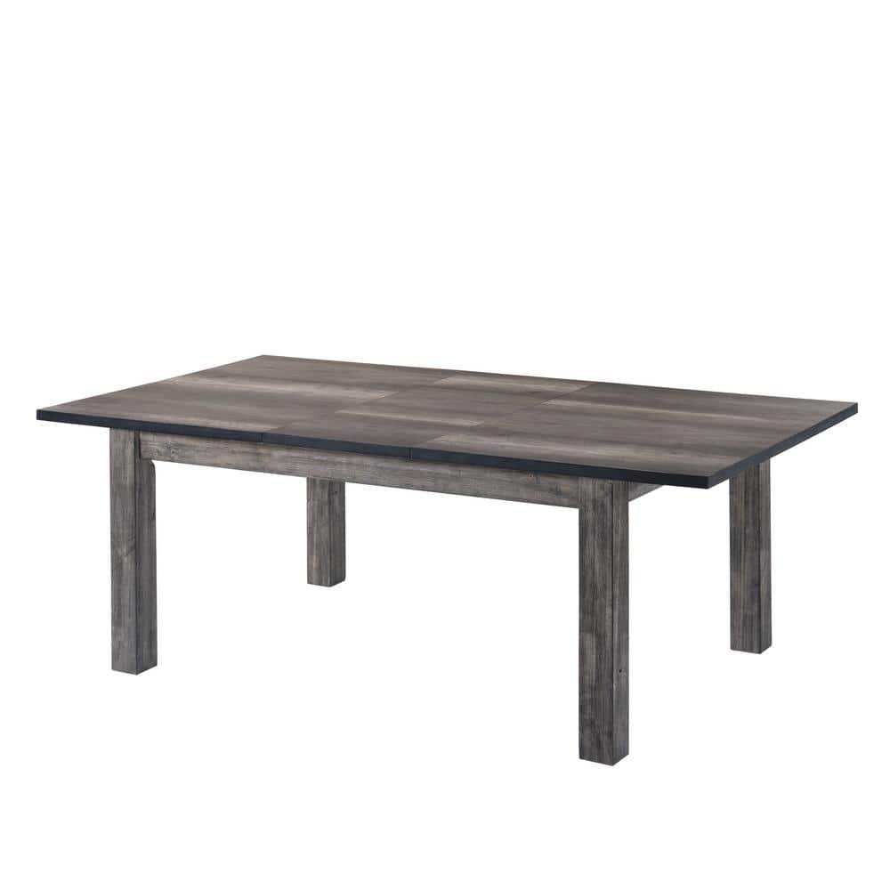 Grayson Dining  with Padded Seats 6PC Set in Gray