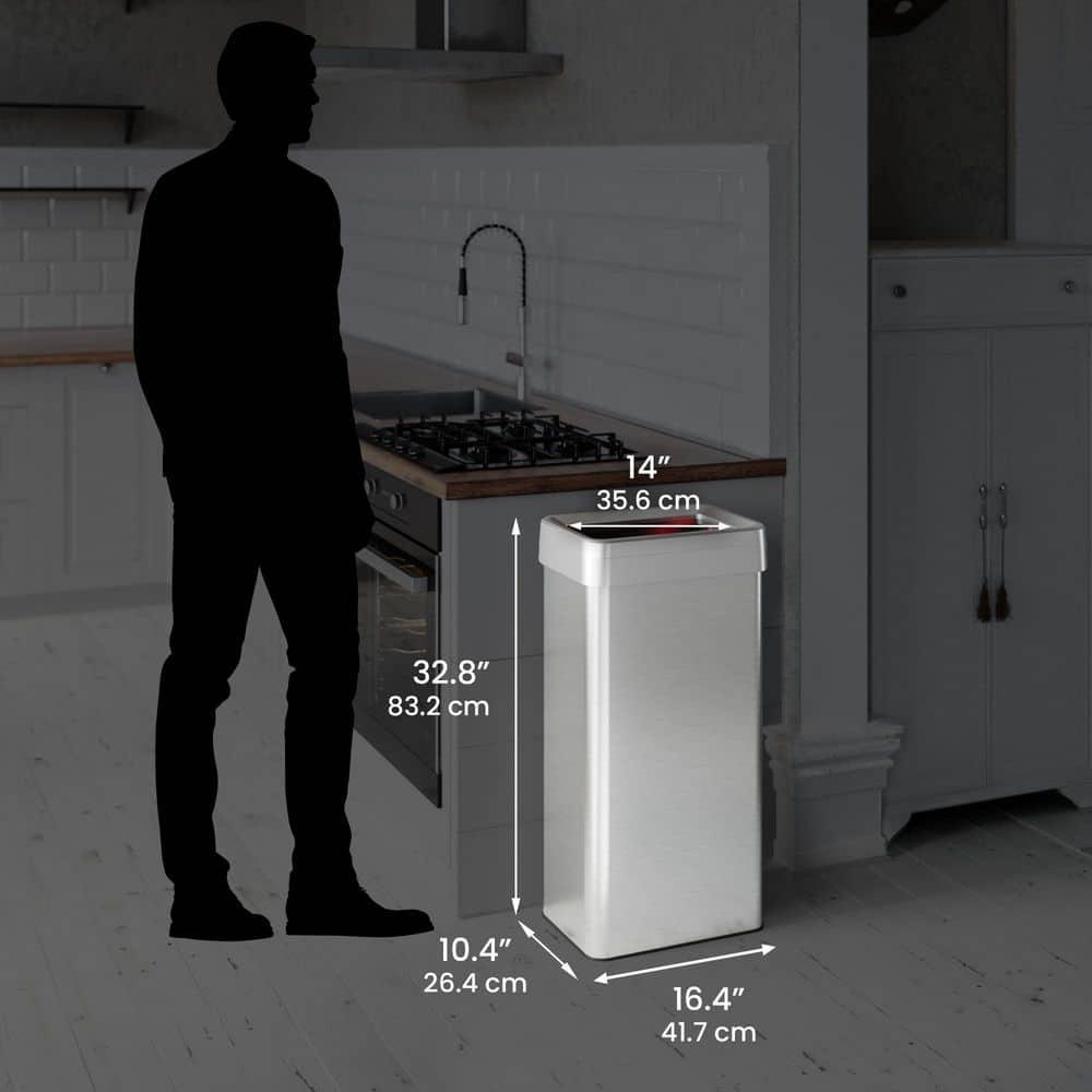 Deodorizer Stainless Steel Trash Can