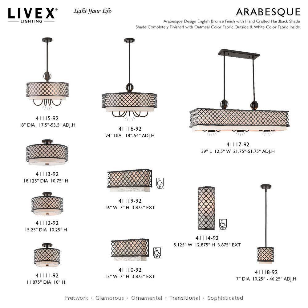 9 - Light Square / Rectangle Chandelier