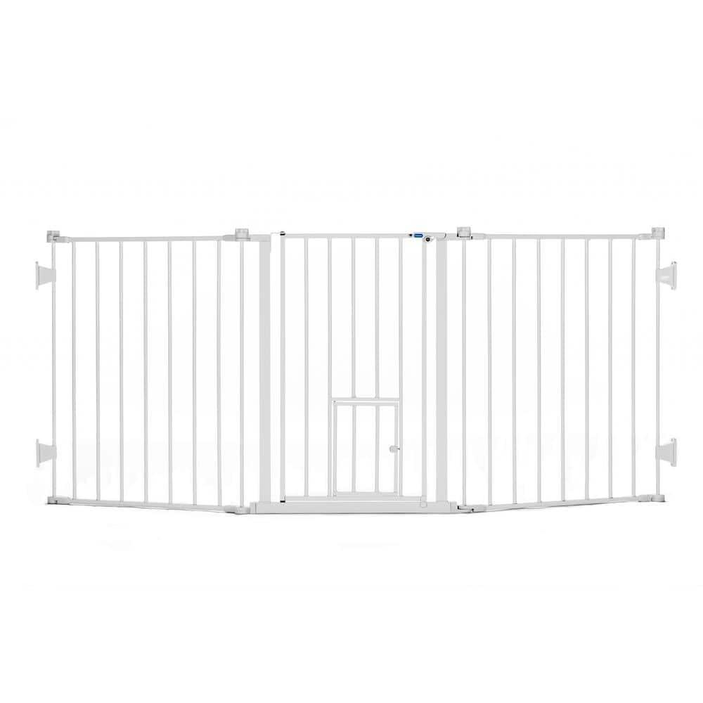 Carlson Pet Products Metal Pressure Mounted Pet Gate With Door